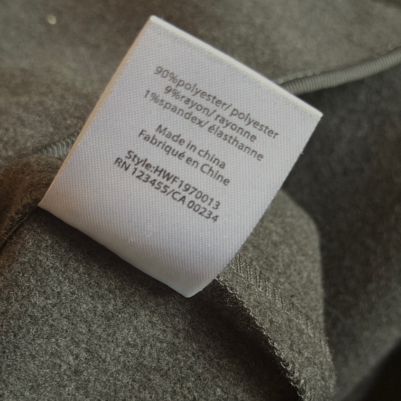 H by Halston Charcoal Blazer Coat - Picture 9 of 10